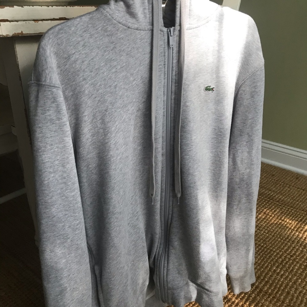 Lacoste All Cotton Full Zip Hoodie
